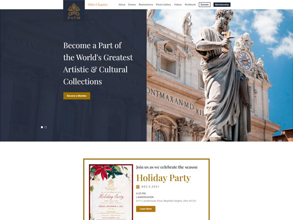 PAVM - Patrons of the Arts in the Vatican Museums | Ohio Chapter